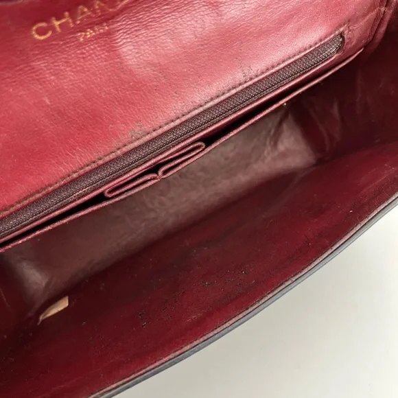 Chanel Vintage Quilted Lambskin 24k Gold Hardware Crossbody Bag